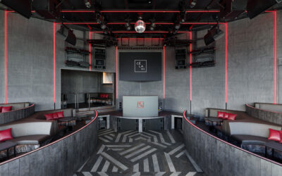 渋谷にあるバーラウンジ、スクリーン