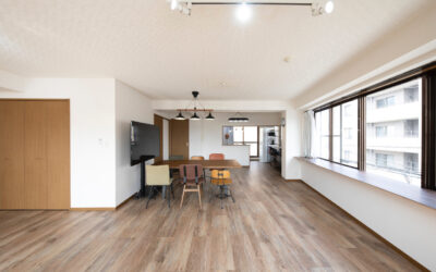 笹塚にあるハウススタジオ、ダイニング、キッチン、窓際、クローゼット