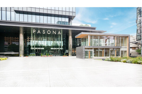 広報画像② パソナスクエアの目の前の会場