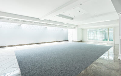 2階入り口から見た会場全体の眺望