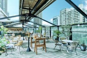 大阪にあるイベントスペース船上スペース全体